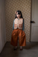 画像をギャラリービューアに読み込む, 【ラスト1点】Josie Reversible Waistcoat - Seersucker Gingham in Russet