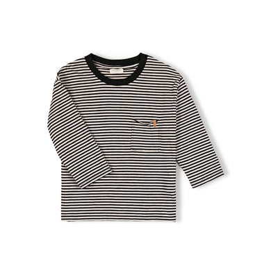 Drop Shirt / Black Stripe