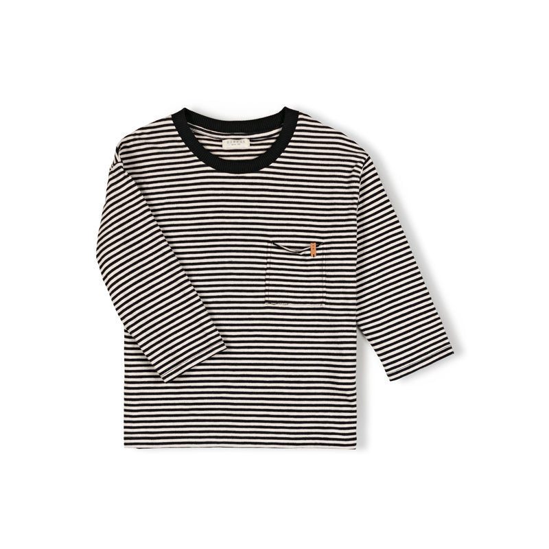 【予約】Drop Shirt / Black Stripe