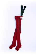 画像をギャラリービューアに読み込む, Footed Tights /  Maple Leaf x Dark Forest Green