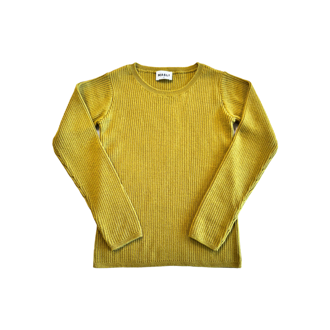 日本正規販売店】MABLI マブリ/ SEILIO SKINNY RIB / MOSS