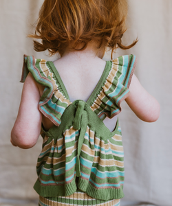 NERYS VEST / MEADOW STRIPE