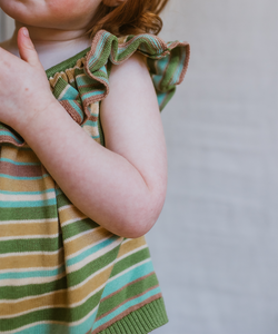 NERYS VEST / MEADOW STRIPE