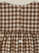 画像をギャラリービューアに読み込む, Chestnut Gingham Gather Dress