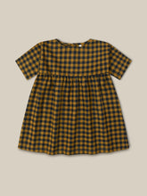 画像をギャラリービューアに読み込む, Blueberry Gingham Gather Dress