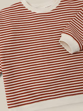 画像をギャラリービューアに読み込む, Paprika Stripes Sweatshirt