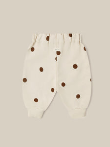 Undyed Cotton Dots Sweatpants