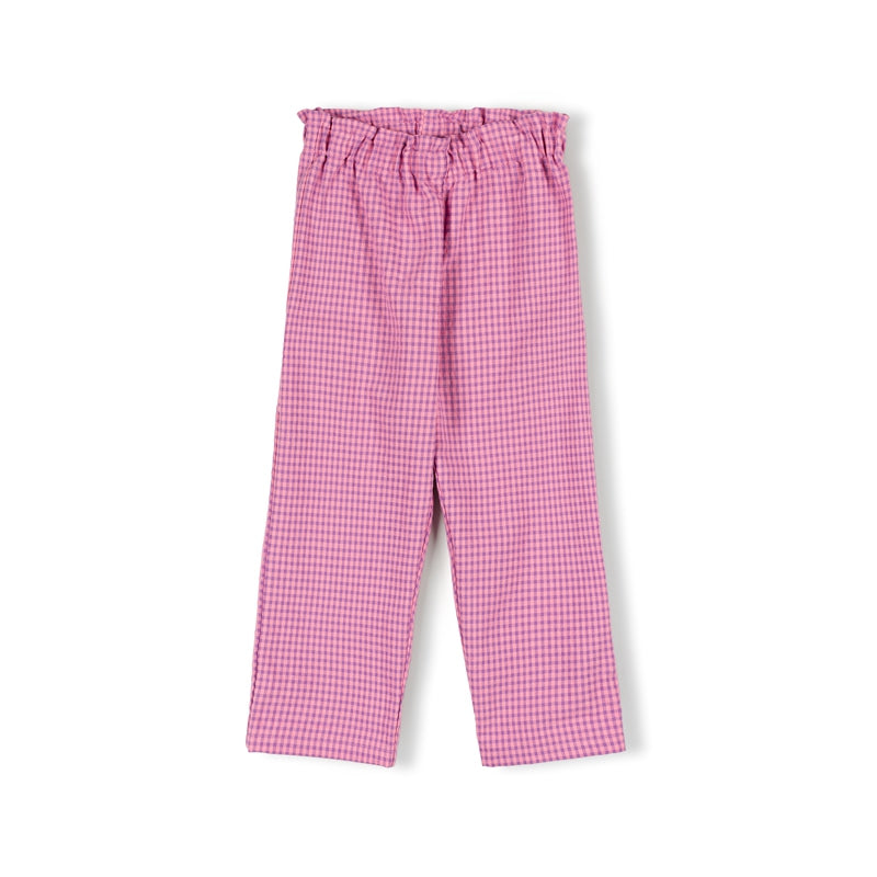 Ril Pants / Purple Checkered