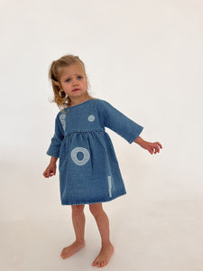 Kids Soll Denim Sleeve Dress