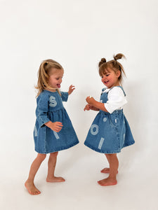 Kids Soll Denim Pinafore