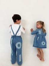 画像をギャラリービューアに読み込む, Kids Soll Denim Overalls