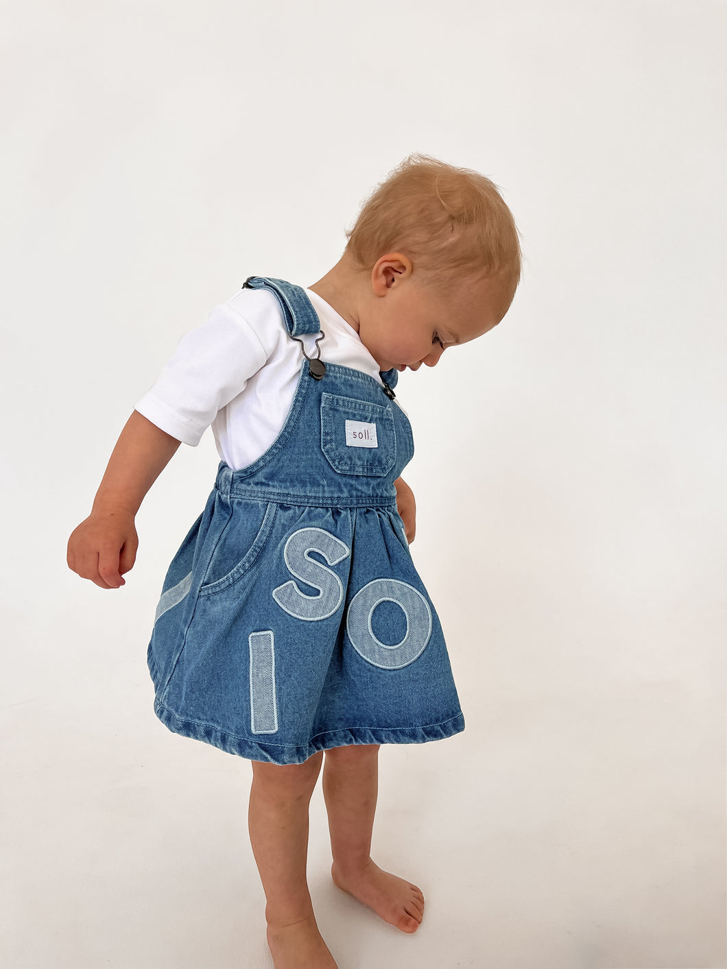 Kids Soll Denim Pinafore