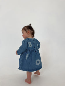 Kids Soll Denim Sleeve Dress