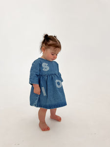 Kids Soll Denim Sleeve Dress