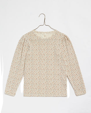 Pointelle T-shirt - Orchard floral Jersey