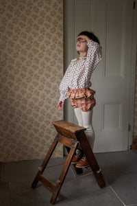 Poppy Frilly Bloomers - Seersucker Gingham in Russet