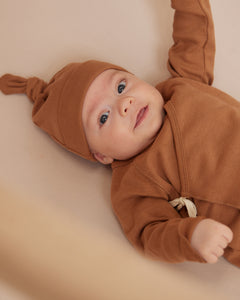 KNOTTED BABY HAT || CINNAMON