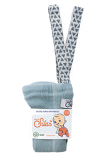 画像をギャラリービューアに読み込む, 【Coming soon 予約】Footed Tights / Misty Blue Patterned