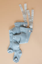 画像をギャラリービューアに読み込む, 【Coming soon 予約】Footed Tights / Misty Blue Patterned