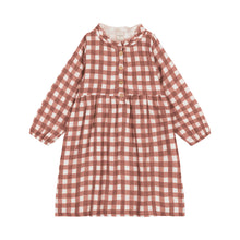 画像をギャラリービューアに読み込む, VERMONT DRESS /BORDEAUX VICHY