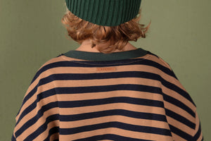 Rel Sweater / Navy Stripe