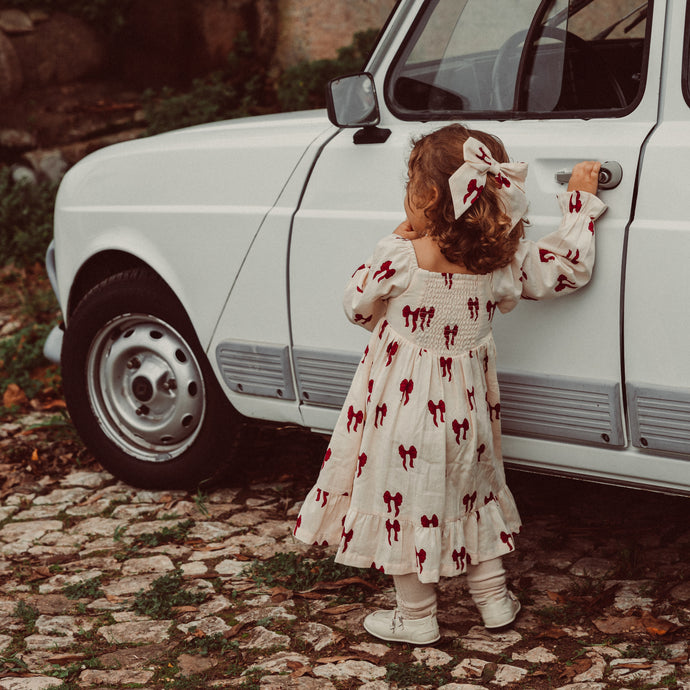 Sarah dress - Rouge boucle