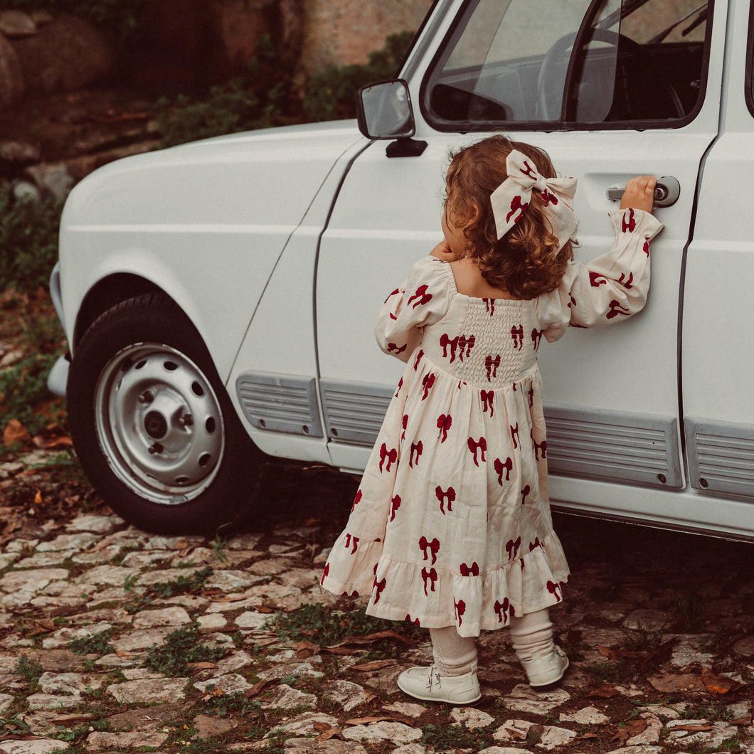 Sarah dress - Rouge boucle
