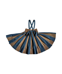 MOONBEAM SKIRT - PECAN/AZURITE BLUE