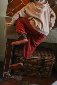 PORGY PANTS /CHILI RED