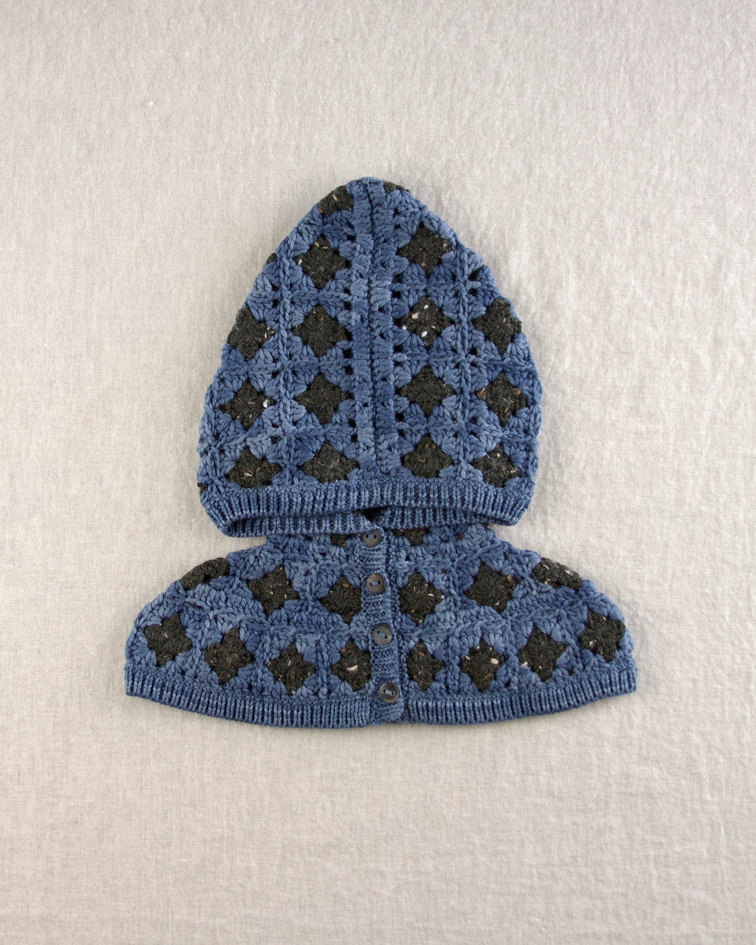 〚予約〛crochet capelet. indigo