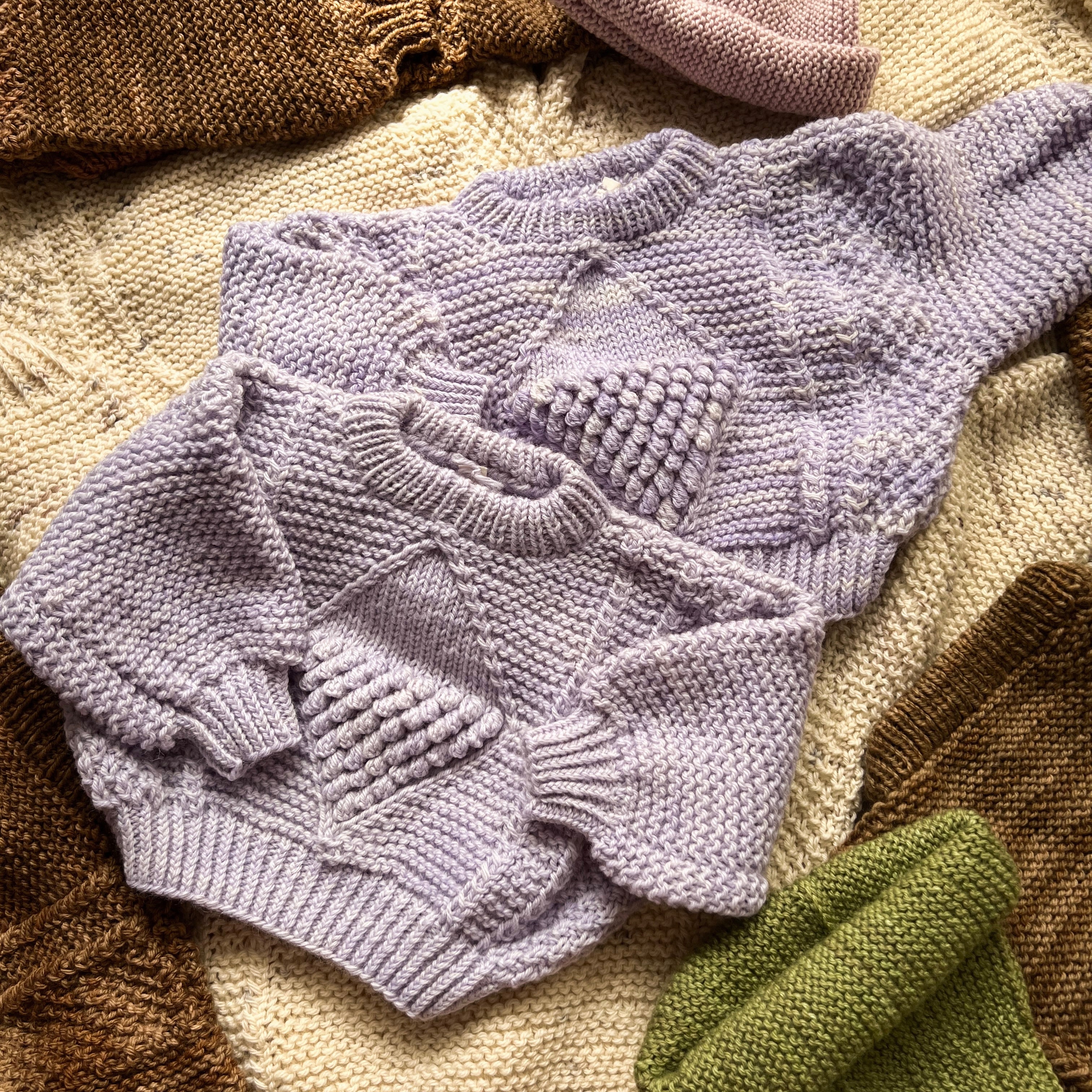 新品 FLUFF WEAR diamond aran sweater 4Y 新品 FLUFF WEAR diamond aran sweater 4Y fluffwear / Diamond
