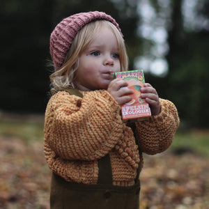 Diamond Aran sweater / CARAMEL