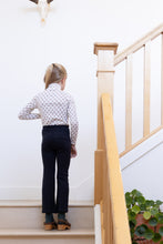 画像をギャラリービューアに読み込む, pima flare pant . noir