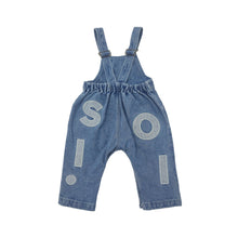 画像をギャラリービューアに読み込む, Kids Soll Denim Overalls