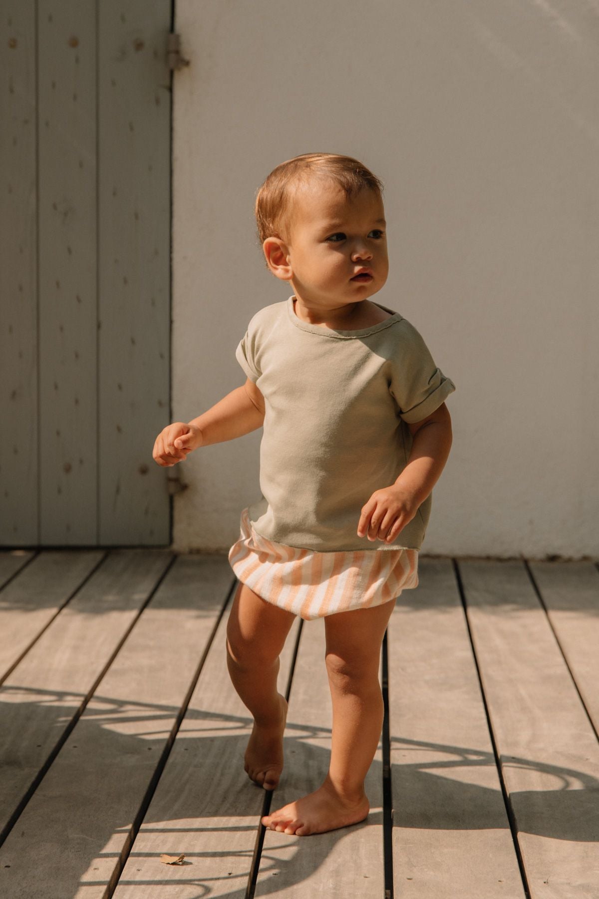 little nudes child STUDIO BOHEME PARIS (スタジオボエムパリ) BLOOMERS AMI/ NUDE STRIPES – Melty Colors