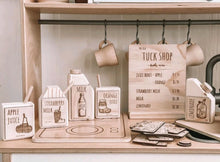 画像をギャラリービューアに読み込む, Wooden drink shop set