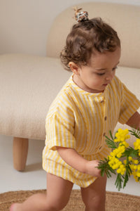 【ラスト1点】SHIRT THELME / YELLOW STRIPES
