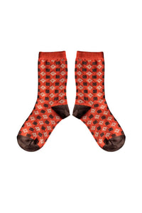 【ラスト1点】CASTELL SHORT SOCKS / BRICK