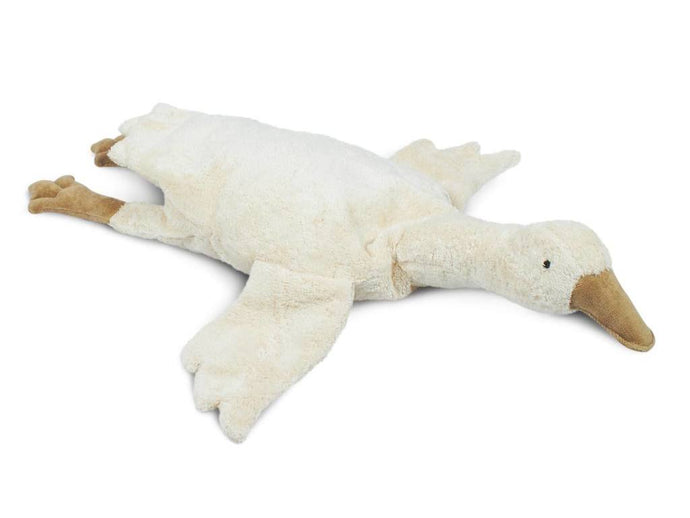 Cuddly animal Goose large | white