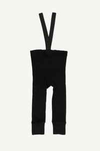 leggings with braces /black