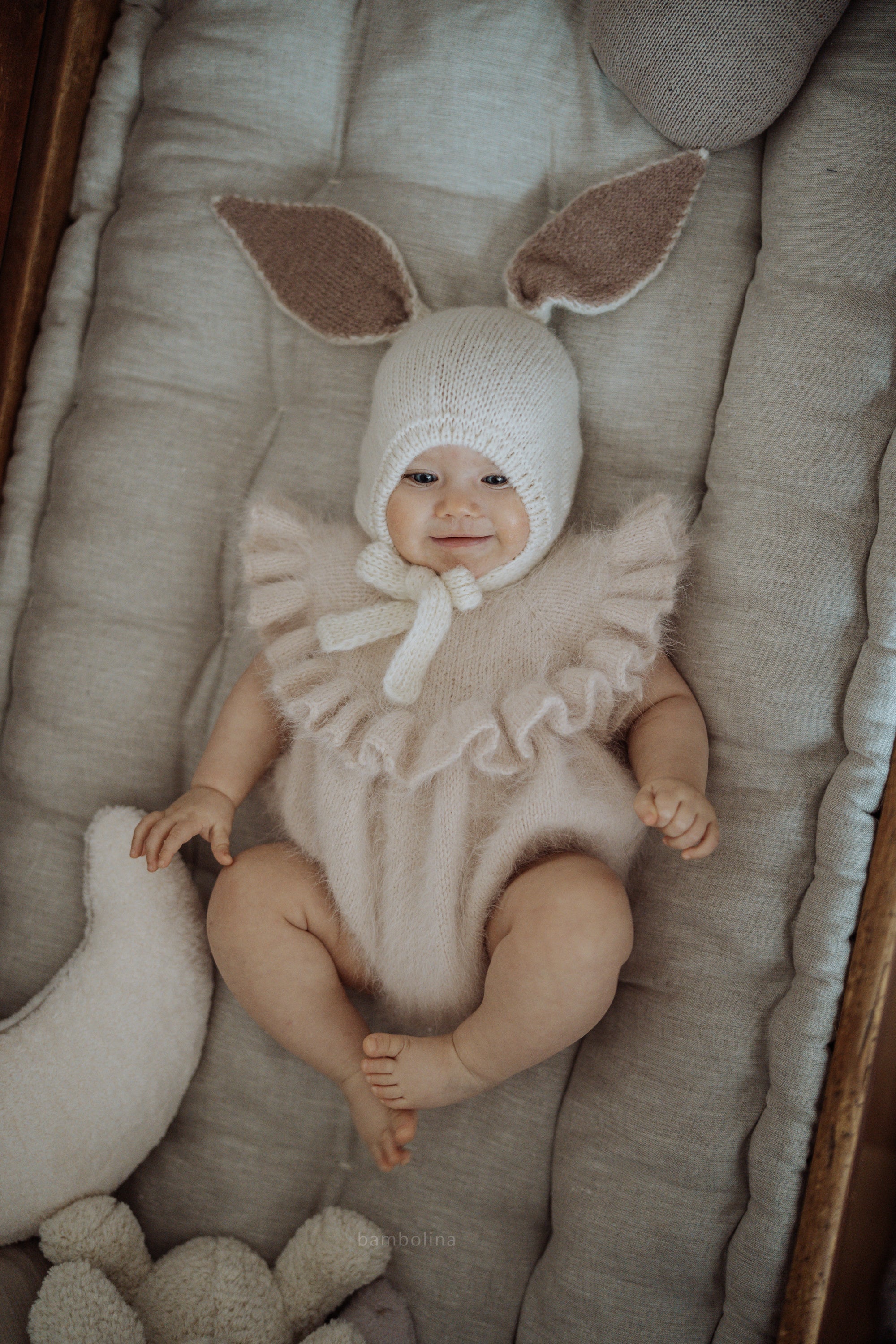 【美品】Bambolina ivory kitty 12-24m bambolina kitty ivory 12-24m バンボリーナ