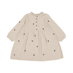 【ラスト1点】VERMONT DRESS /GREY/ARTICHOKES