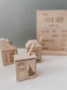 Wooden drink shop set