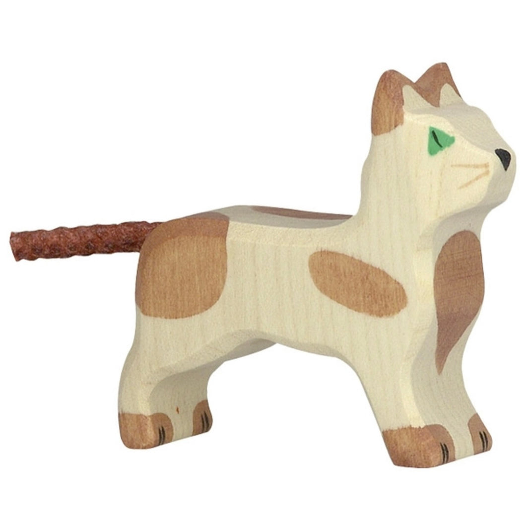 Cat standing small