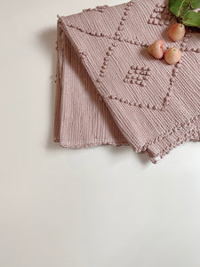 Popcorn rug /Vintage Pink /140×70 cm
