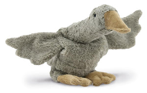 Cuddly animal Goose small | grey
